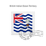 British Indian Ocean Territory Flag Postage Stamp.