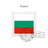 Bulgaria Flag Postage Stamp.