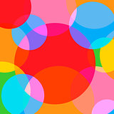 Simple and Colorful Circles Background