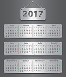 2017 Spanish calendar