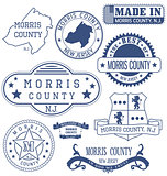 Morris county, NJ, generic stamps and signs
