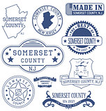 Somerset county, NJ, generic stamps and signs