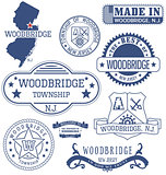 Woodbridge township, NJ, generic stamps and signs
