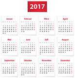 2017 German calendar