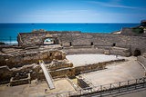 Roman amphitheater in Tarragona, Spain