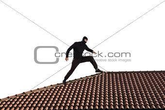 Thief on the roof