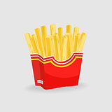 French Fries Vector Illustration