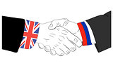 The friendship between United Kingdom and Russia