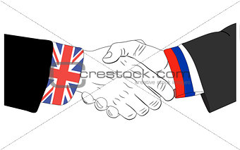 The friendship between United Kingdom and Russia