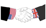 The friendship between USA and United Kingdom