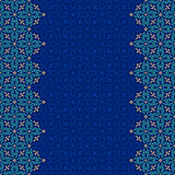 Vector seamless border pattern oriental ornament for design