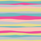 Abstract horizontal colorful seamless pattern