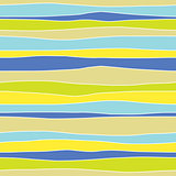Abstract horizontal colorful seamless pattern