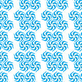 Abstract pattern blue symbol
