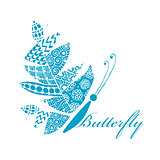 Art butterfly for your design
