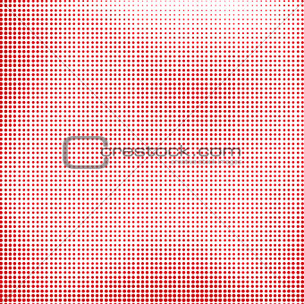 Red Halftone Texture