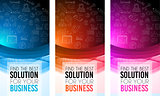 Brochure template, Flyer Design or Depliant Cover for business presentation 