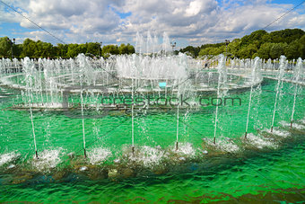 Musical Fountain in Tsaritsyno park in Moscow, Russia