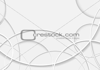 Abstract Background with Circle Curves