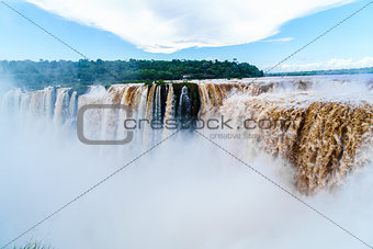 Iguazu Falls, the largest waterfalls