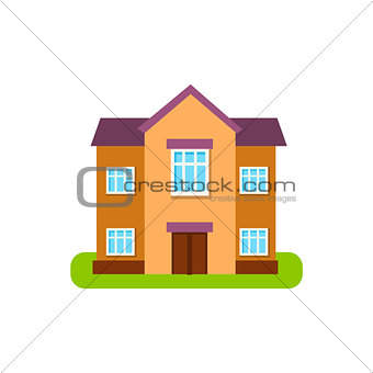 Large Two Storey Suburban House Exterior Design