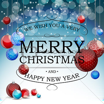Abstract Beauty Christmas and New Year background
