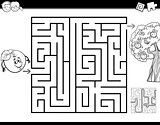 maze task coloring book