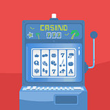 Slot Machine Vector illustration