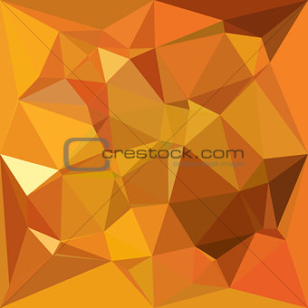 Dark Orange Yellow Abstract Low Polygon Background