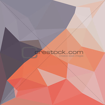 Indian Red Abstract Low Polygon Background