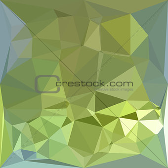 Olive Drab Abstract Low Polygon Background
