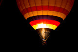 Air balloon at night