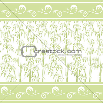 Seamless pattern, bamboo