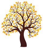 Autumn tree theme image 3