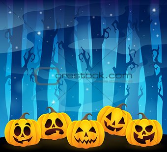 Halloween pumpkins theme image 1