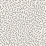Vector Seamless Black And White Jumble Lines Pattern