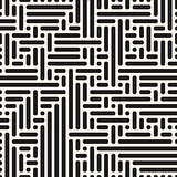 Vector Seamless Rounded Irregular Lines Pattern