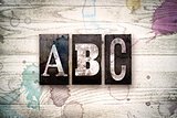 ABC Concept Metal Letterpress Type
