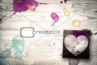 Heart Love Concept Metal Letterpress Type