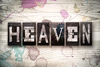 Heaven Concept Metal Letterpress Type