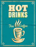 poster with hot drinks