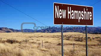 New Hampshire road sign