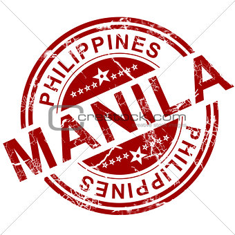 Red Manila stamp 