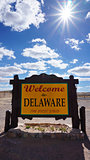 Welcome to Delaware state concept