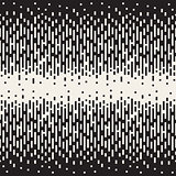 Vector Seamless Black And White Pixel Gradient Halftone Geometric Pattern
