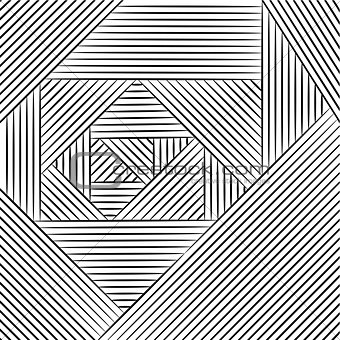 Geometric pattern. Zentangle