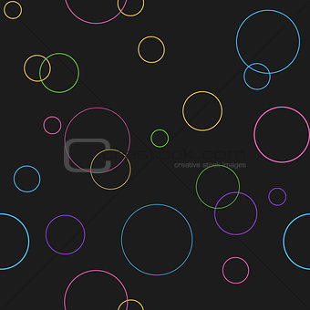 Seamless geometric pattern texture with circles