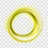 Yellow circle illustration