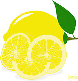 Lemon,  slices, set of lemons