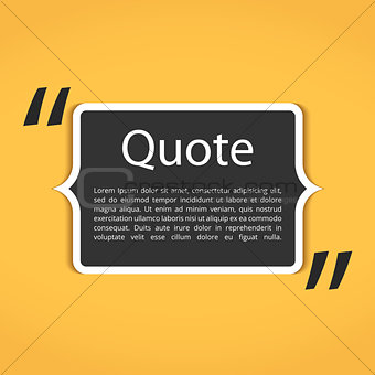 Text Box with Quotes